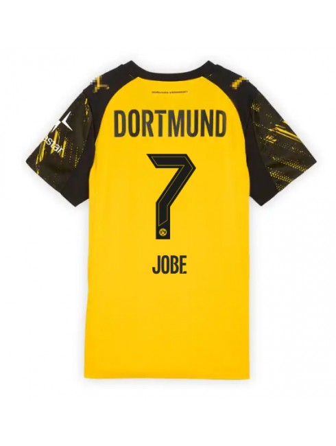 Borussia Dortmund Jobe Bellingham #7 Heimtrikot für Frauen 2025-26 Kurzarm Borussia Dortmund Jobe Bellingham #7 Heimtrikot für Frauen 2025-26 Kurzarm